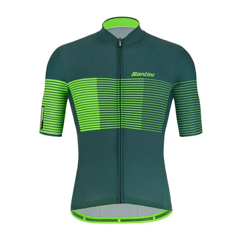 Santini Tono Freccia Mens Cycling Jersey (Green) XXL