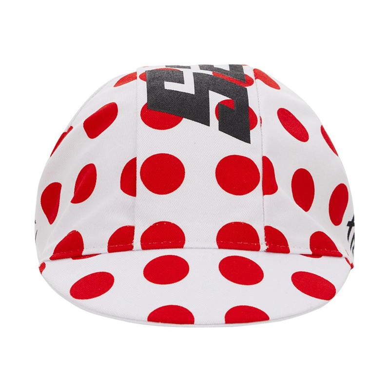Santini Tour De France Kom Cycling Cap (Polka Dots) Standard