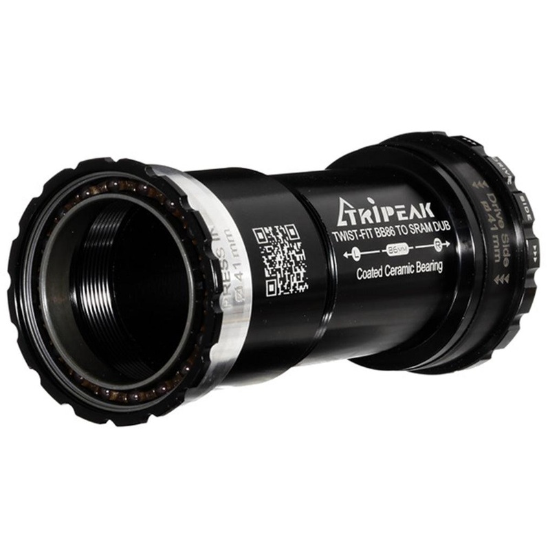 Tripeak BB86 Coated Ceramic Bottom Bracket – Sram DUB (Black) 86-92 mm