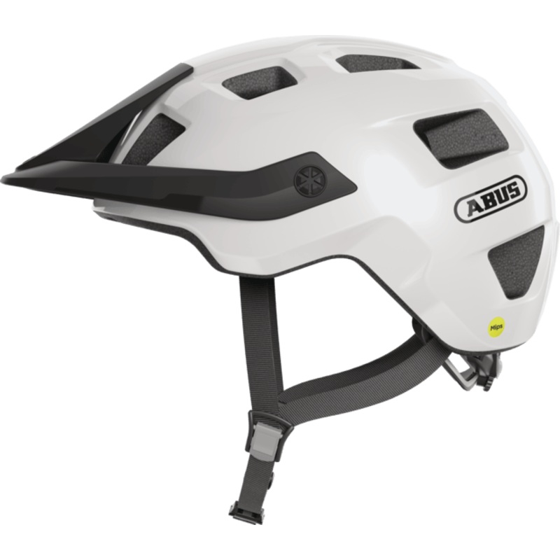 Abus Motrip MIPS MTB Cycling Helmet (Shiny White) Medium (54-58)cm