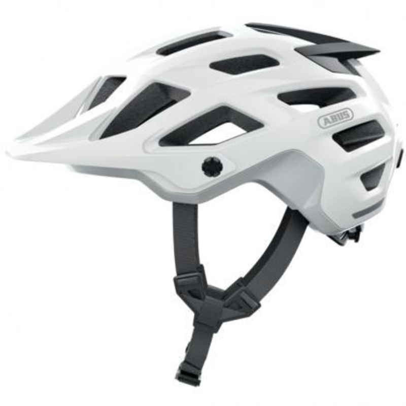 Abus Moventor 2.0 MTB Cycling Helmet (Shiny White) Medium (54-58)cm