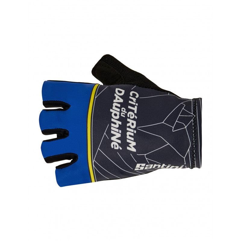 Santini Criterium Du Dauphine Unisex Cycling Gloves (Printed) L