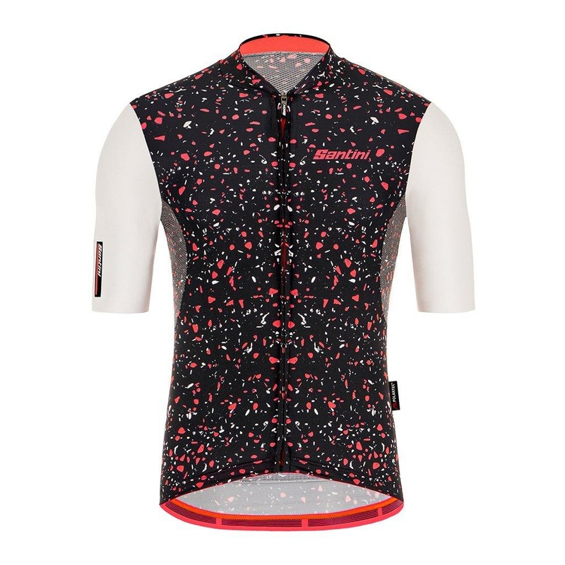 Santini Delta Pietra Mens Cycling Jersey (Black) L