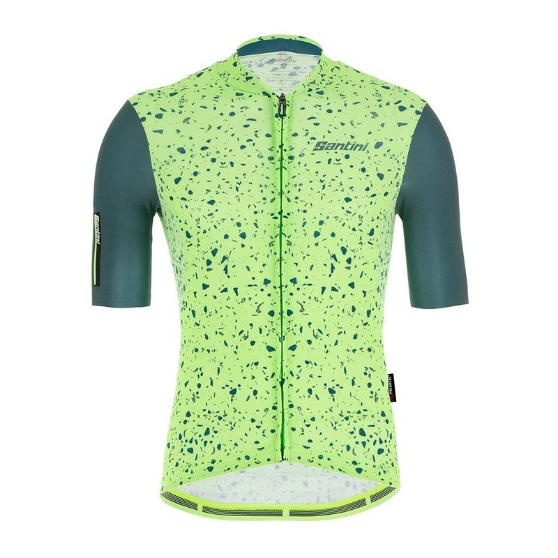Santini Delta Pietra Mens Cycling Jersey (Military Green) XL