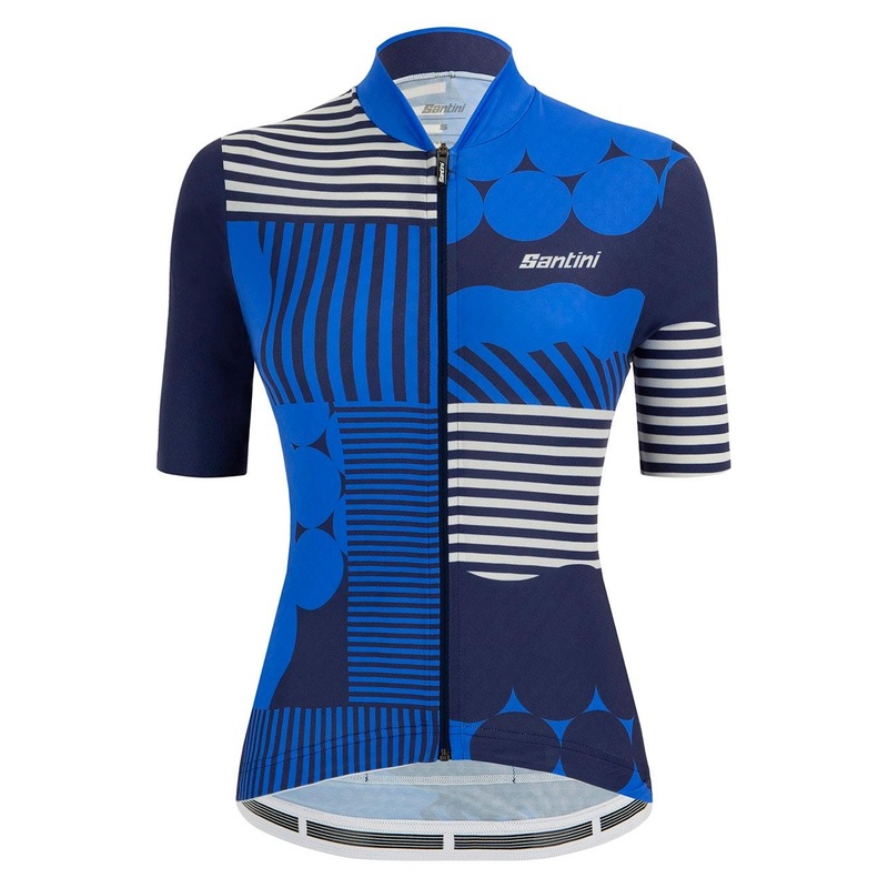 Santini Giada Optic Women’s Cycling Jersey (Blue) L