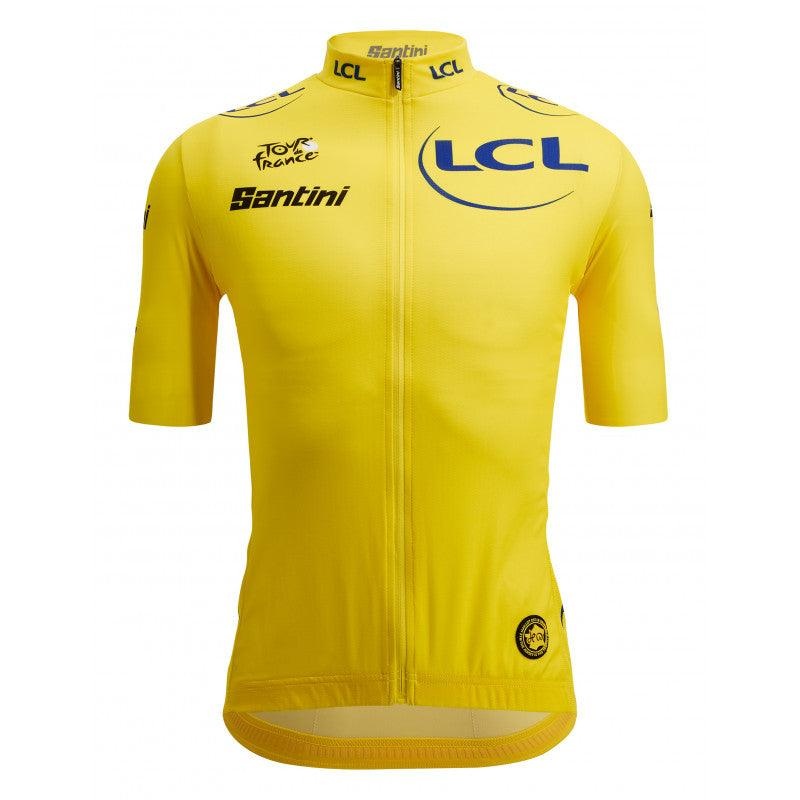 Santini TDF Leader Mens Cycling Jersey (Yellow) S