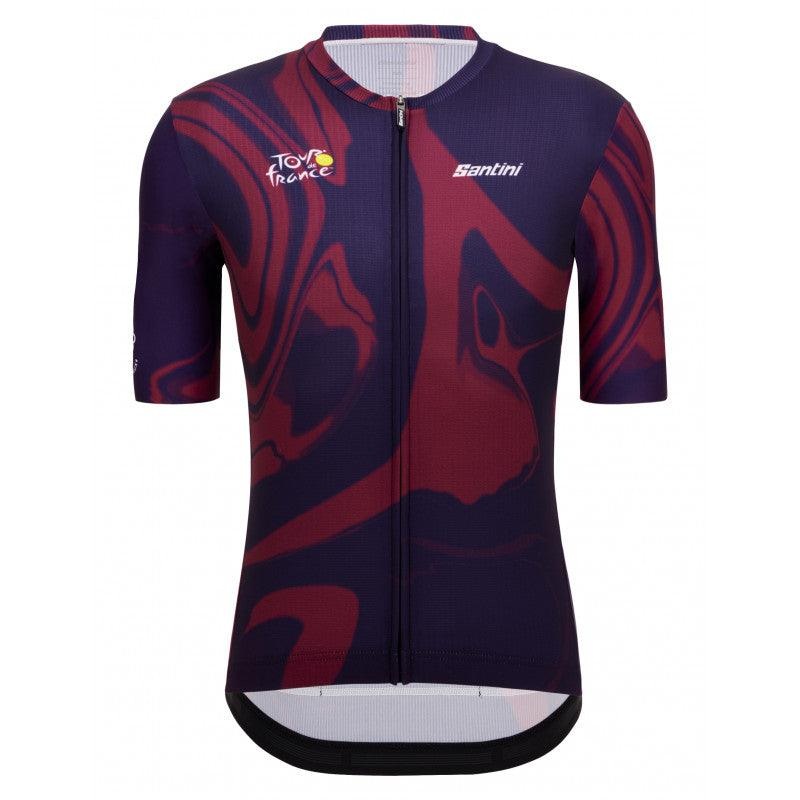 Santini Tour De France Bordeaux Men’s Cycling Jersey (Print) S
