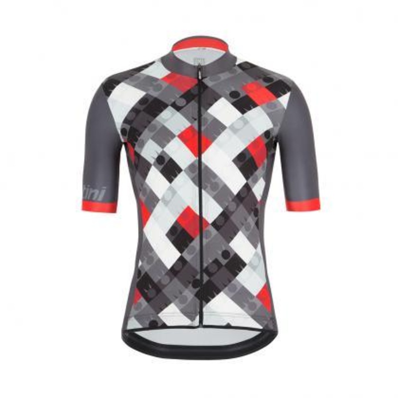 Santini Vis Ironman Mens Cycling Jersey (Red) M