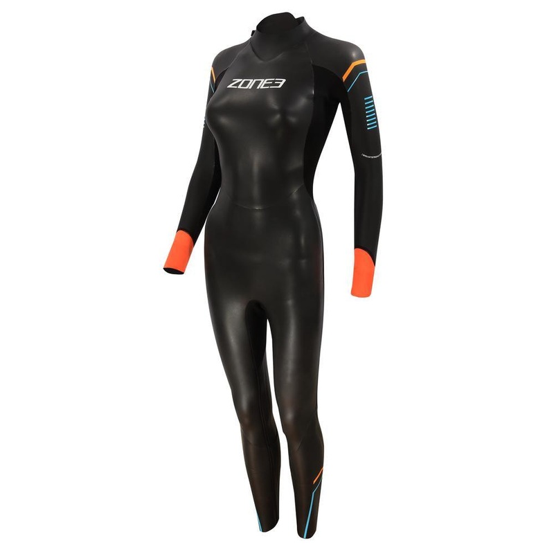 Zone 3 Aspect Breaststroke Women’s Wetsuit (Black/Blue/Orange) S