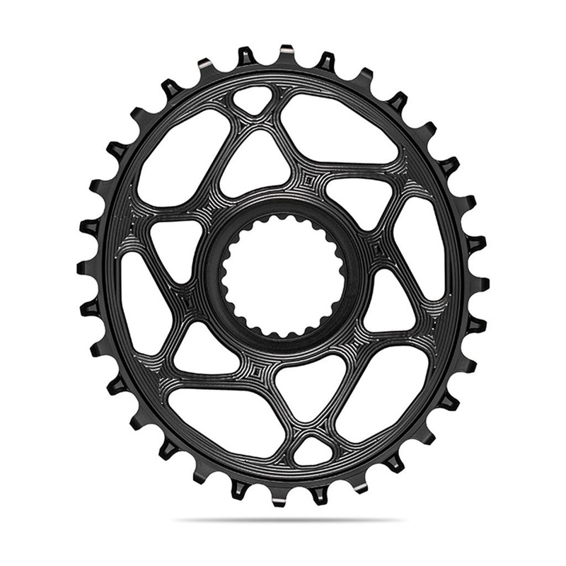 AbsoluteBlack Shimano 1x Hyperglide Oval 12 Speed Chainring (Black) 36T