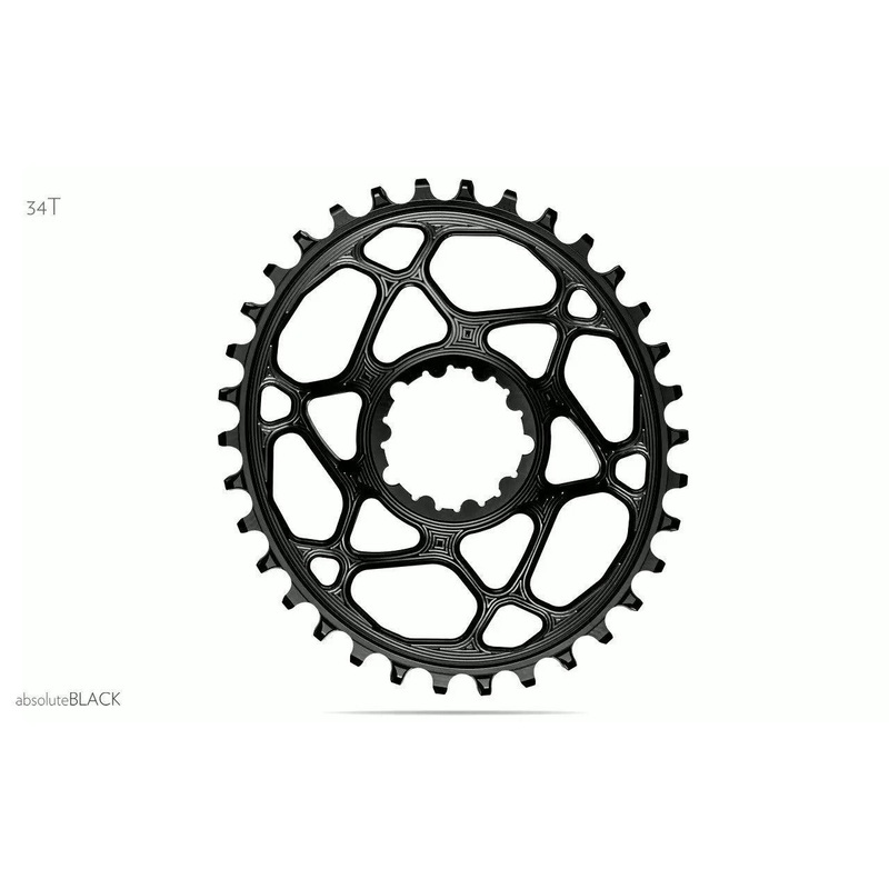 AbsoluteBlack Sram 1x GXP 9/10/11/12 Speed Chainring (Black) 30T