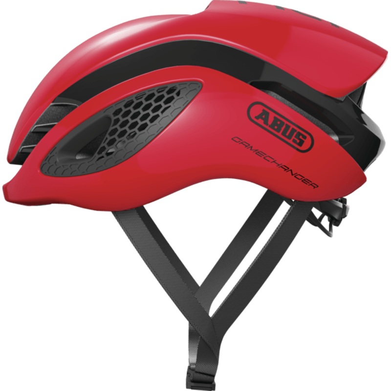 Abus Game Changer Road Cycling Helmet (Blaze Red) Medium (52-58)cm