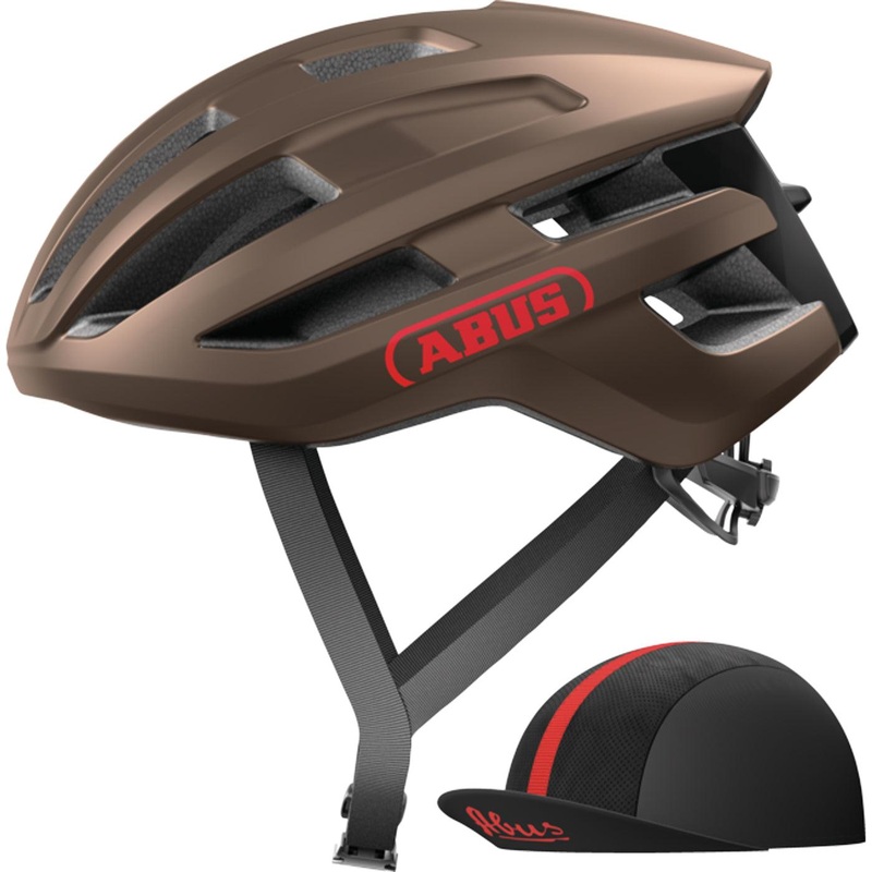 Abus Powerdome Ace Road Cycling Helmet (Metallic Copper) Medium (54-48)cm