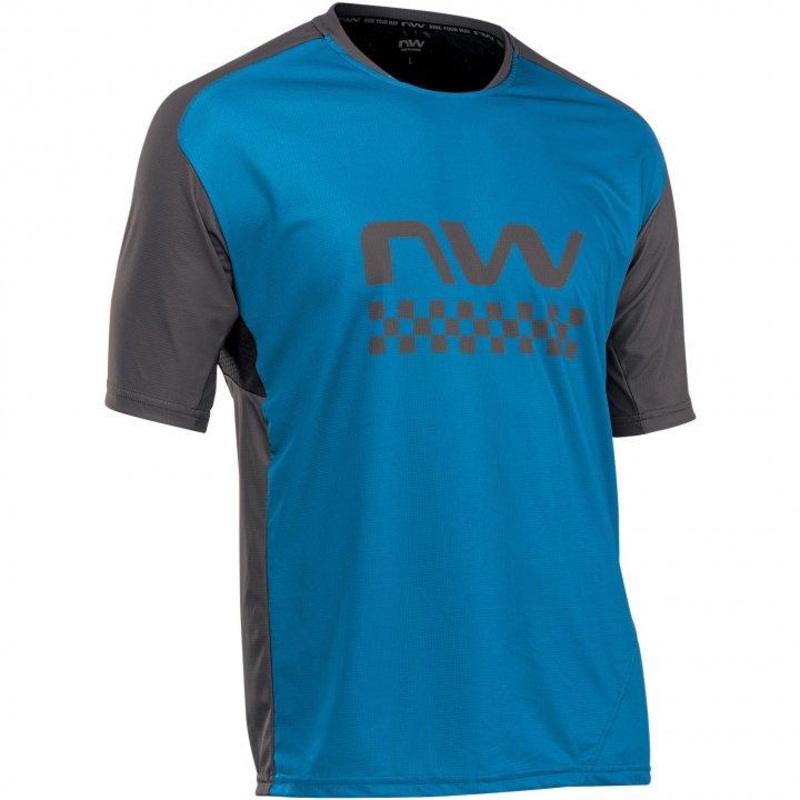 Northwave MTB Edge Mens Cycling Jersey (Blue/Black) S