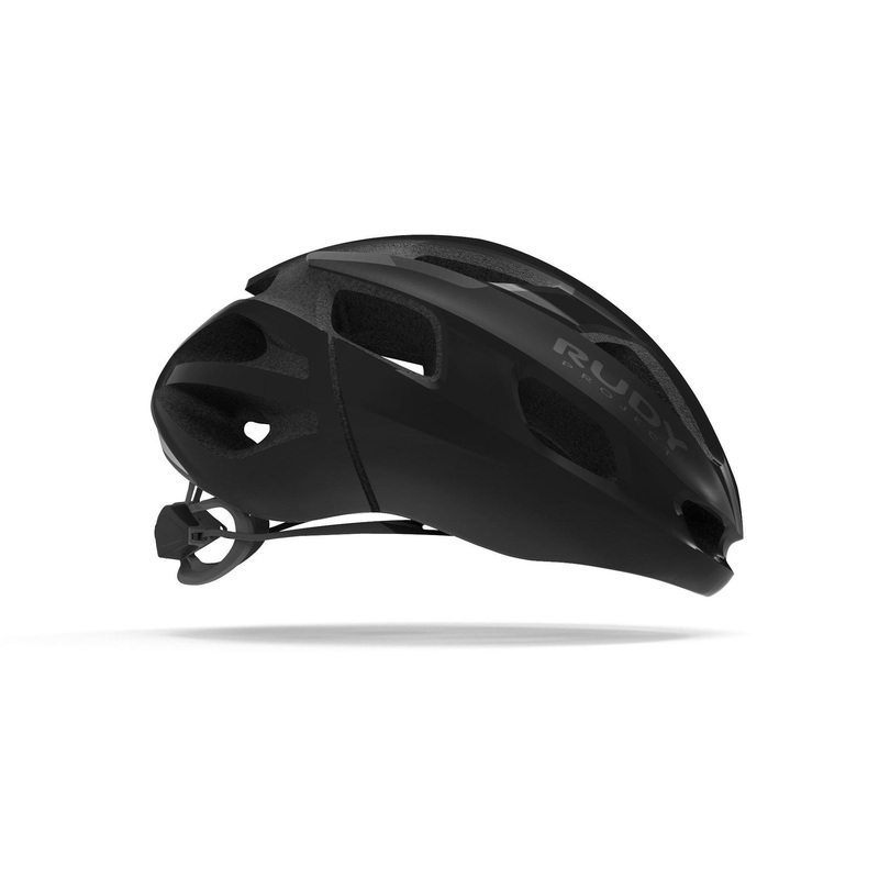 Rudy Project Strym Road Cycling Helmet (Black Stealth-Matte) Small-Medium (55-58)cm