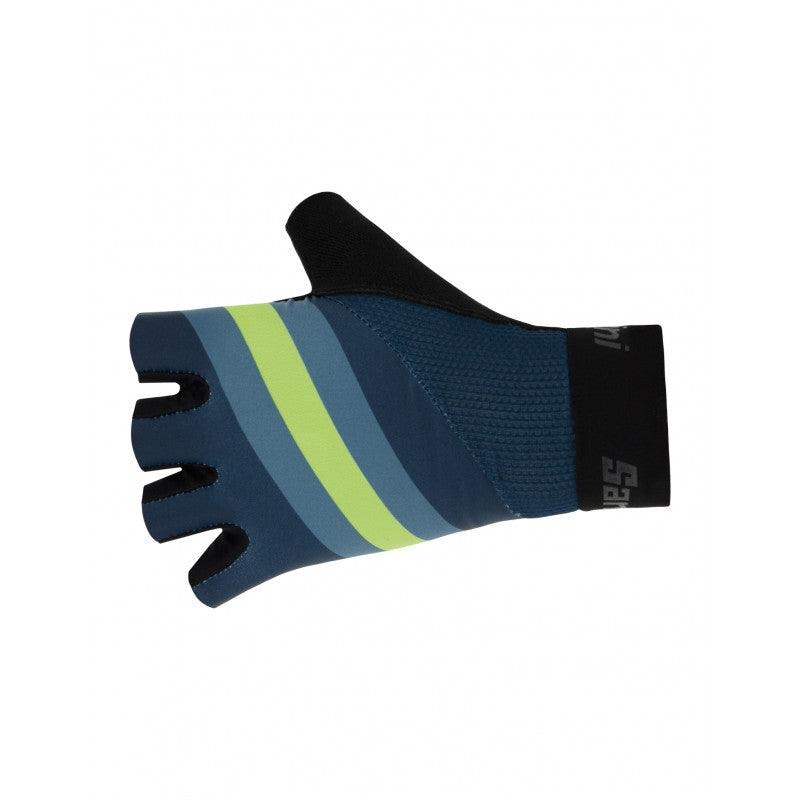 Santini Bengal Mens Cycling Gloves (Fluo Green) S