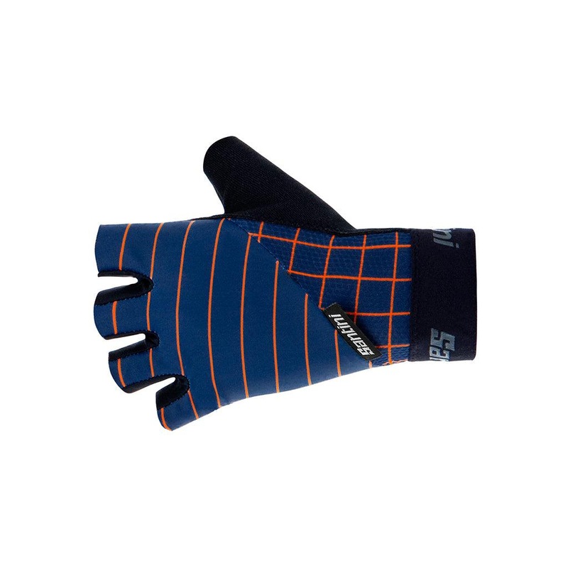 Santini Dinamo Unisex Cycling Gloves (Navy Blue) S