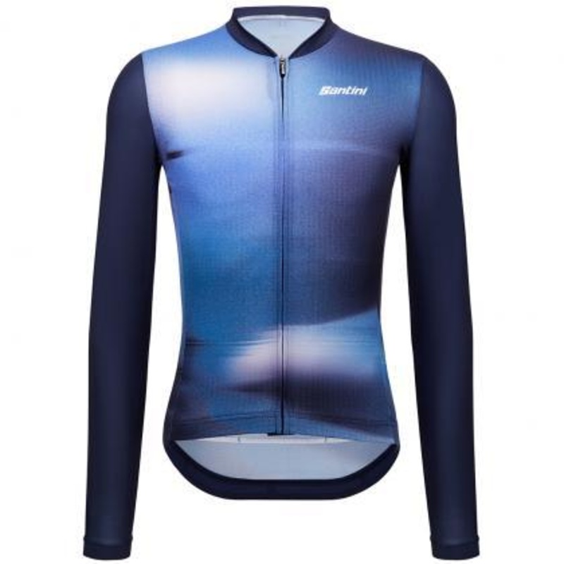 Santini Ombra Eco Sleek Men’s Cycling Jersey (Blue) M