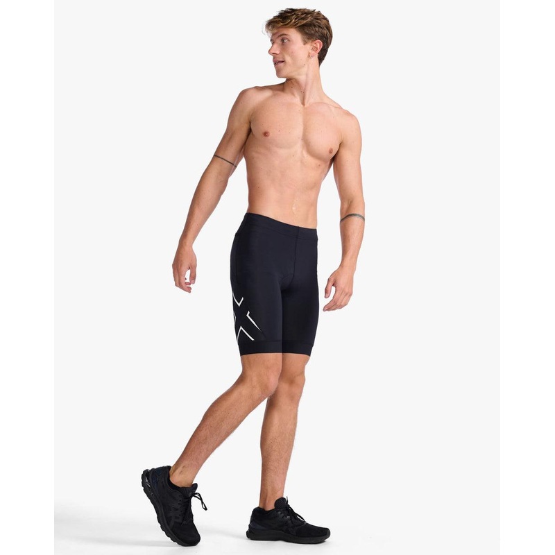 2XU MT6439B Core Men’s Triathlon Shorts (Black/White) S