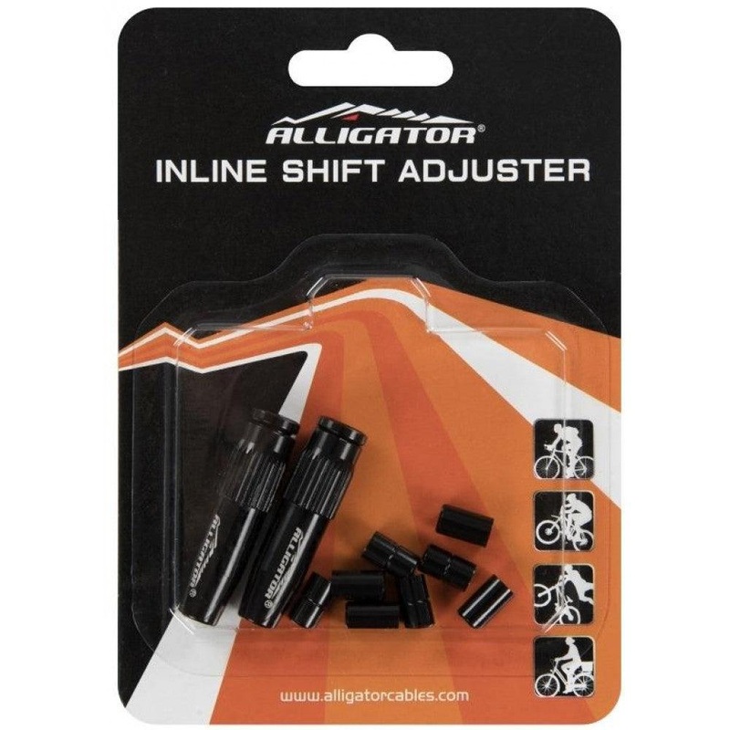Alligator Gear Housing Bullet Inline Adjuster (Black)