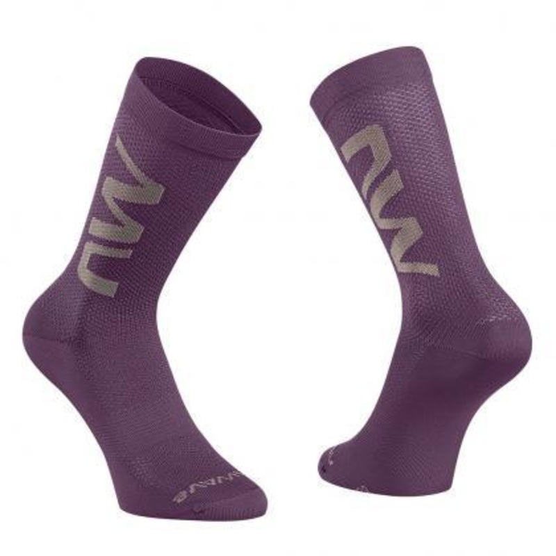 Northwave Extreme Air Unisex Cycling Socks (Purple/Grey) M