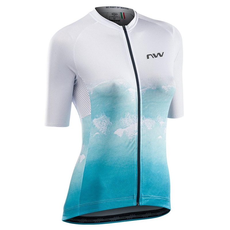 Northwave Water Women’s Cycling Jersey (Ice/Light Blue) M