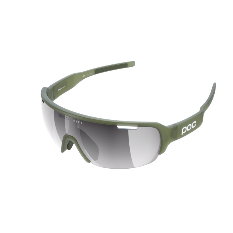 POC Do Half Blade Sport Sunglasses (Epidote Green Translucent)