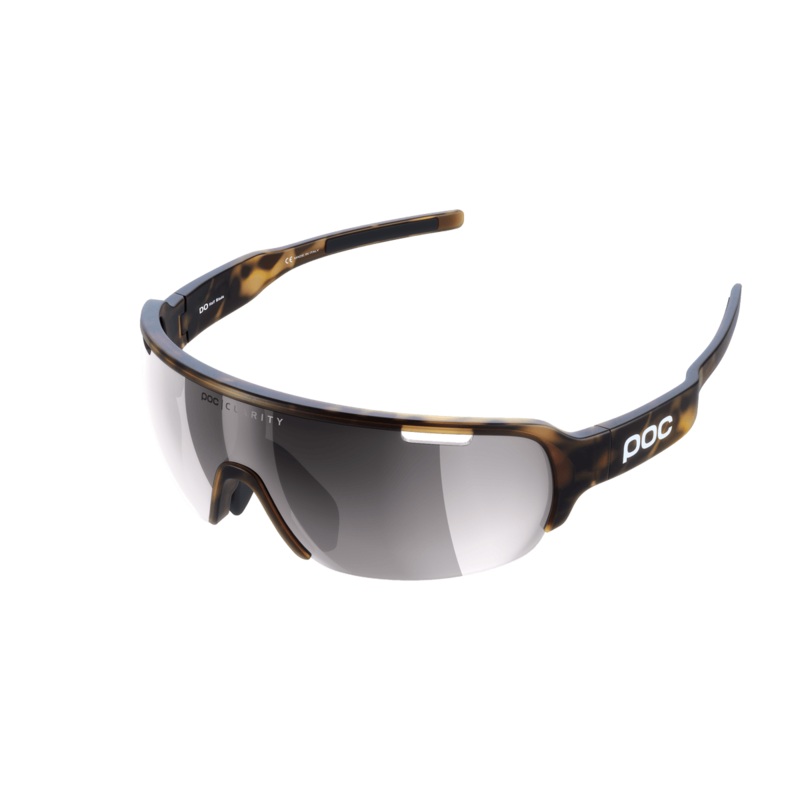 POC Do Half Blade Sport Sunglasses (Tortoise Brown)