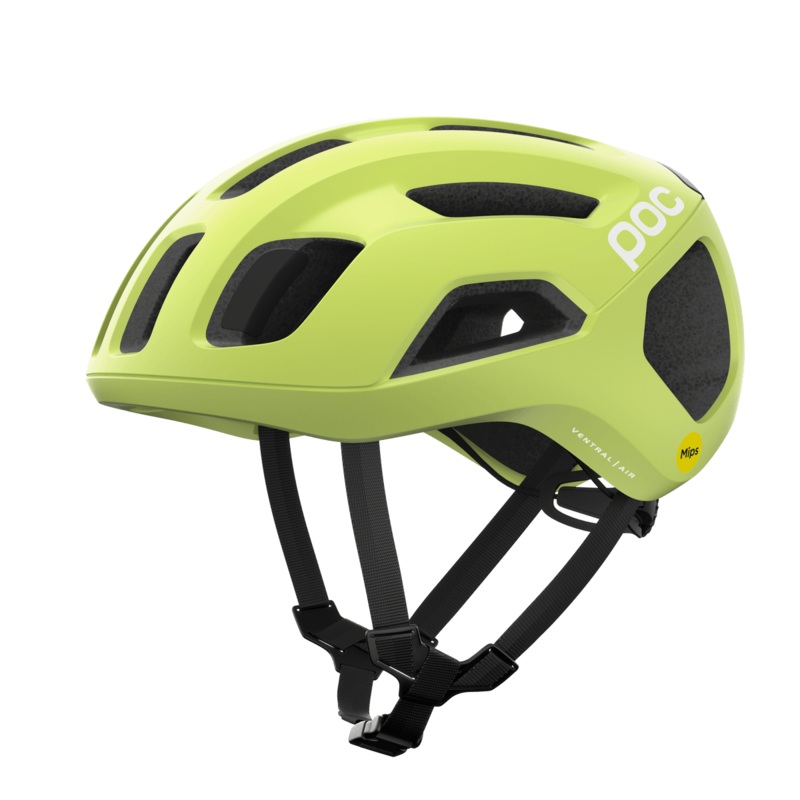 POC Ventral Air Road Cycling Helmet (Lemon Calcite Matt) Small (50-56)cm