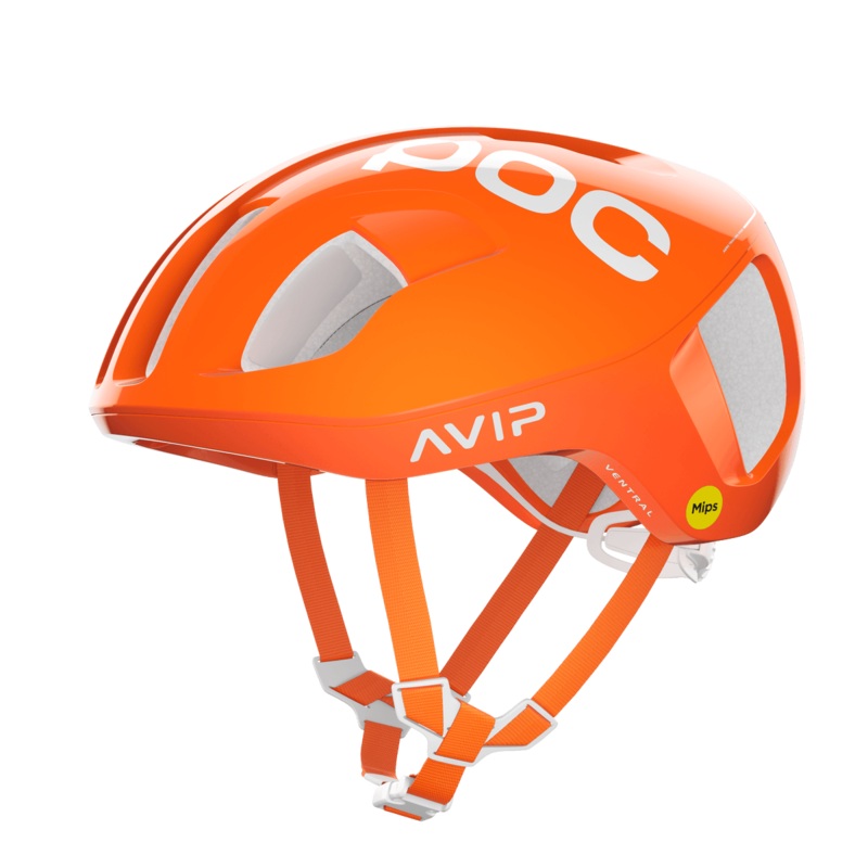POC Ventral Road Cycling Helmet (Fluorescent Orange) Small (50-56)cm
