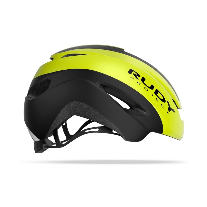 Rudy Project Volantis Road Cycling Helmet (Yellow Fluo/Black-Matte) Small-Medium (54-58)cm