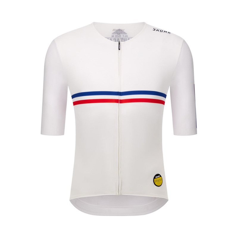 Santini Maillot Jaune Hautacam Unisex Cycling Jersey (Print) M