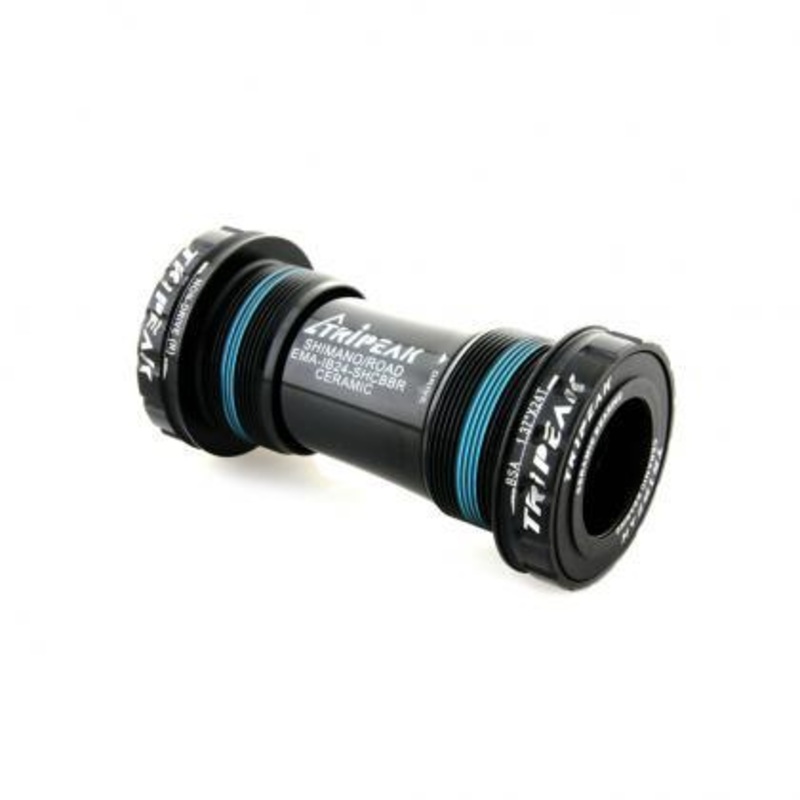 Tripeak BSA Threaded Ceramic 68mm Bottom Bracket (Black)