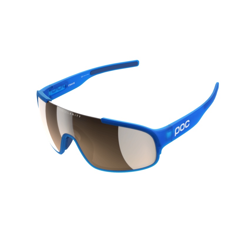 POC Crave Clarity Sport Sunglasses (Opal Blue Translucent)