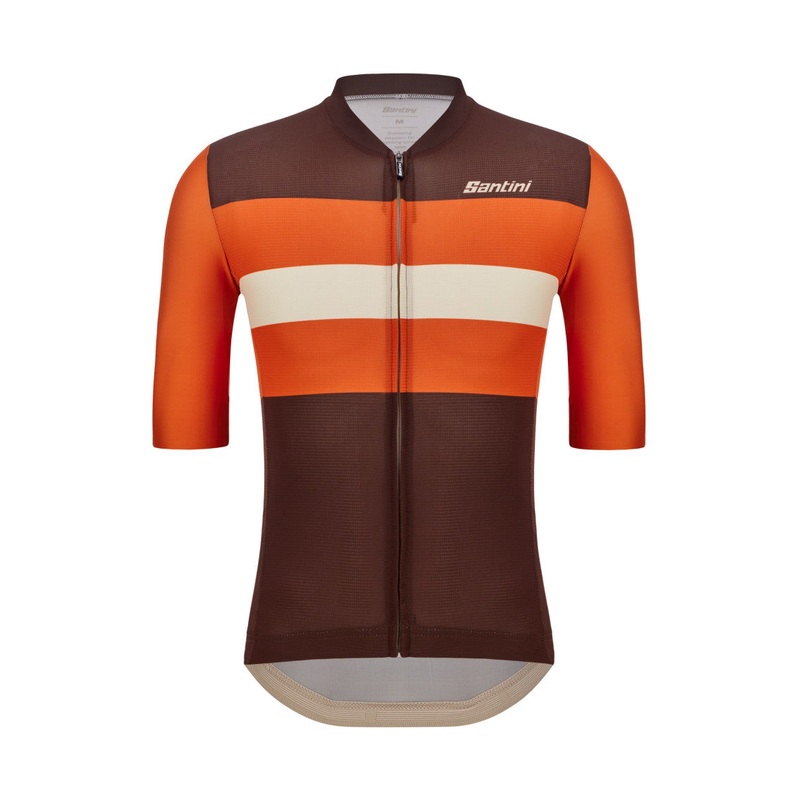 Santini Bengal Unisex Cycling Jersey (Rust) M