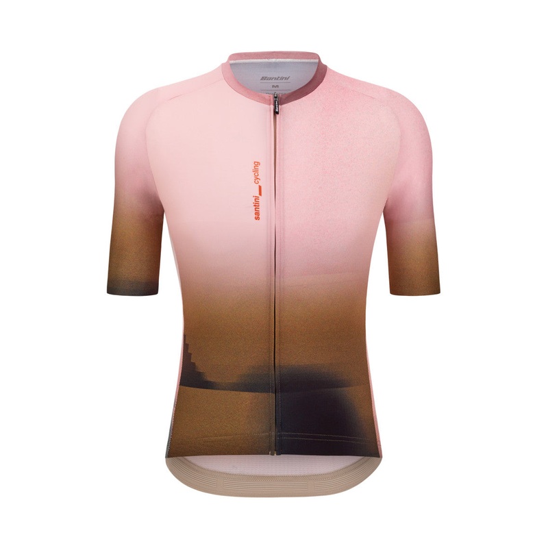 Santini Luce Unisex Cycling Jersey (Beige) L