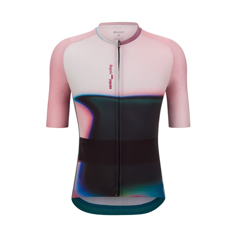 Santini Luce Unisex Cycling Jersey (Black) M