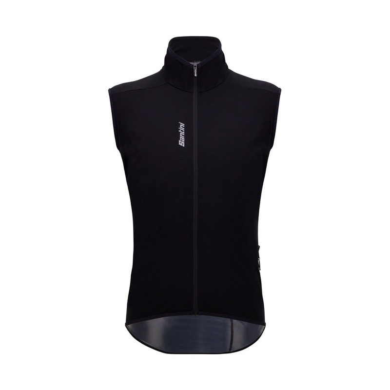 Santini Magic Unisex Cycling Rain Vest (Black) M