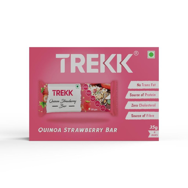 Trekk Granola Bars (Quinoa Strawberry) Pack of 6