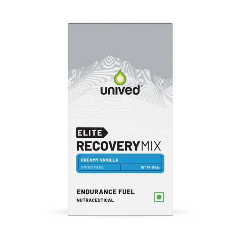 Unived Elite Recovery Mix (Creamy Vanilla) Box of 8 packets
