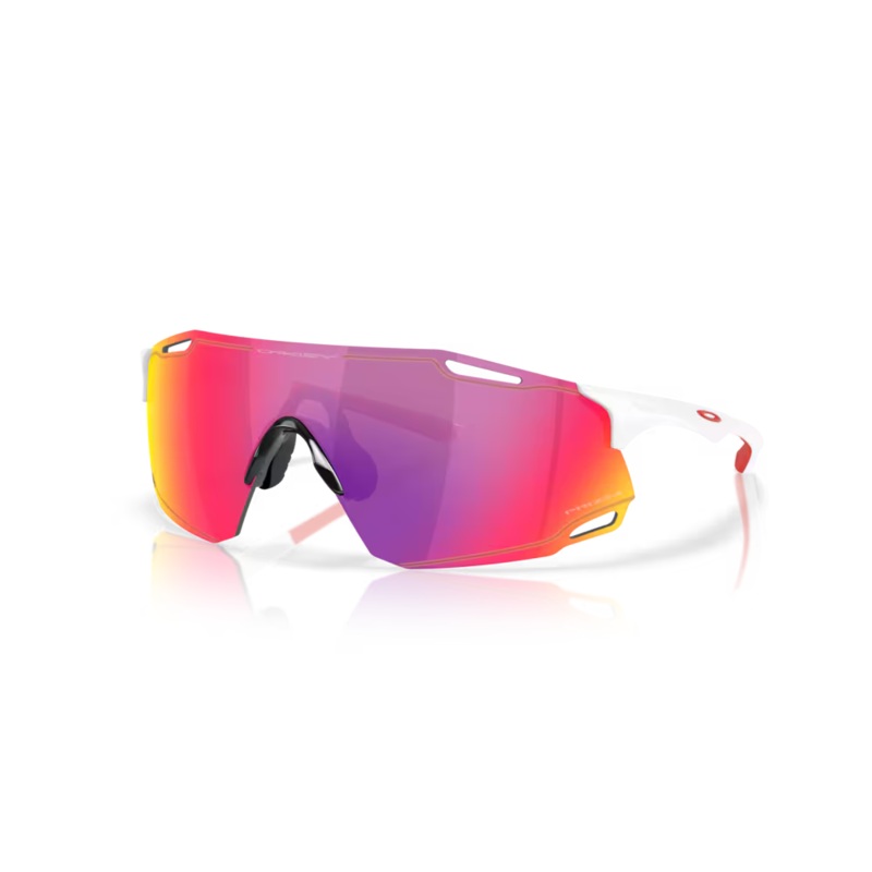 Oakley Cybr Dyno Sunglasses (Polished White/Prizm Road)