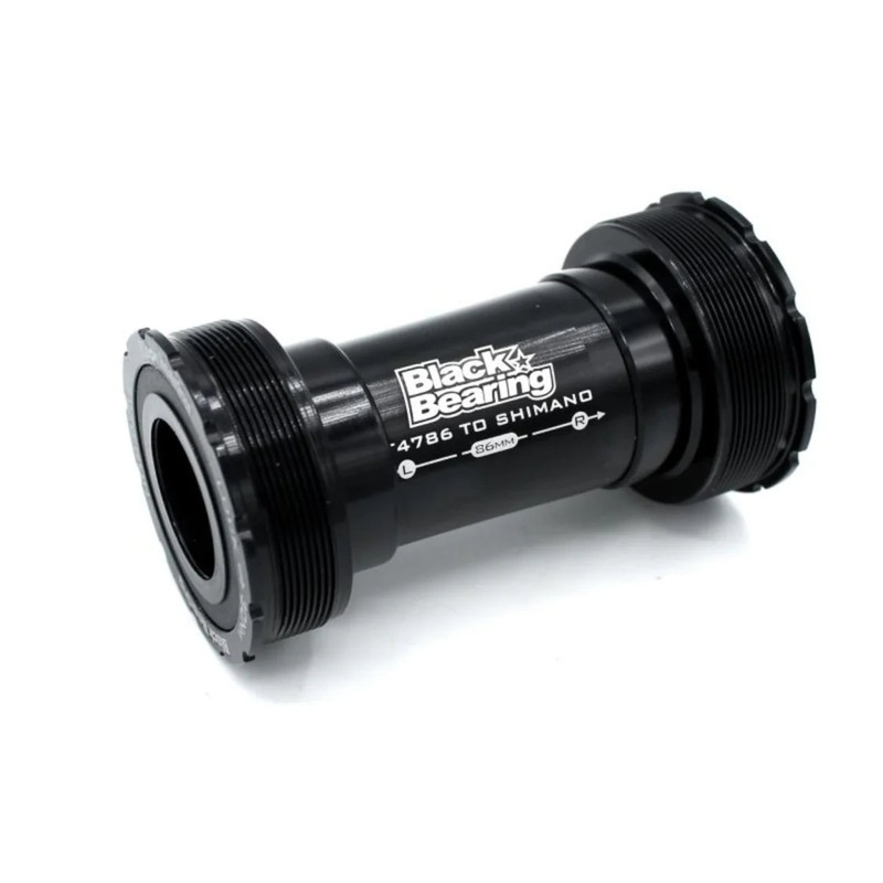 Black Bearing T47 86/92-24/GXP B5 Bottom Bracket (Black)