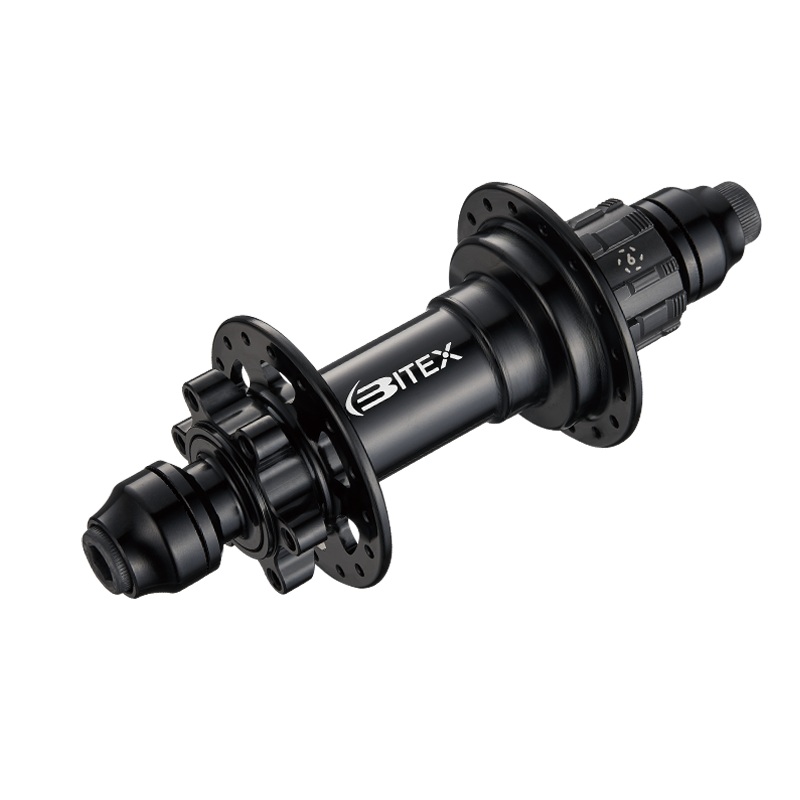 Bitex BX605R 6 Bolt Rear Hub (Black) 32 Hole