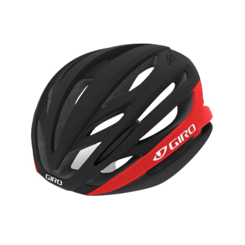 Giro Syntax MIPS Road Cycling Helmet (Matte Black/Bright Red) Small (51-55)cm