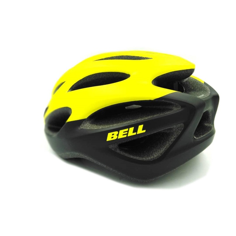 Bell Draft Road Cycling Helmet (Matte Hi-Viz/Black) Universal (54-61)cm