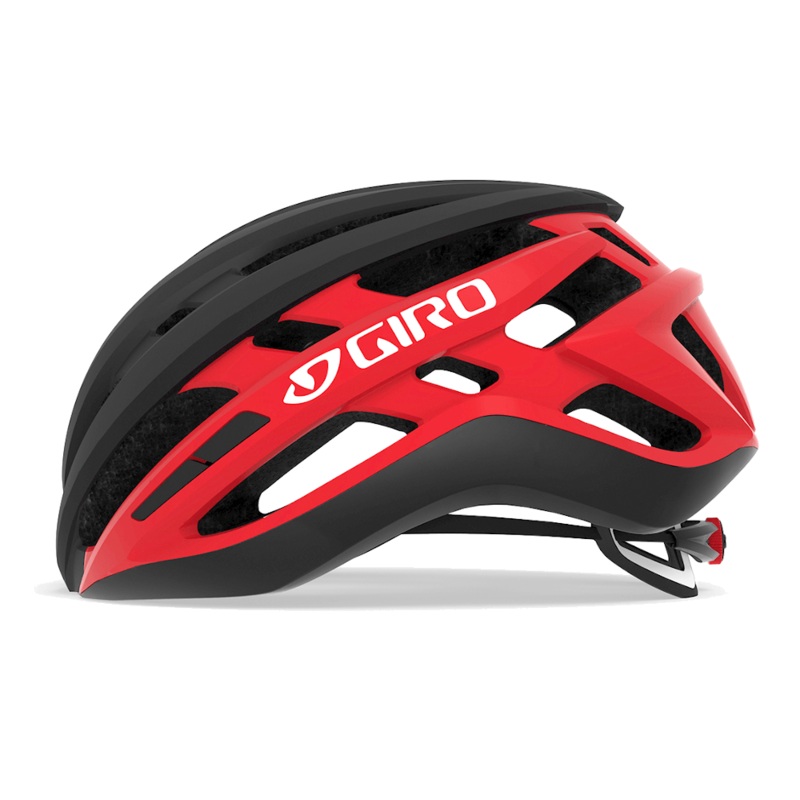 Giro Agilis Road Cycling Helmet (Matte Black/Bright Red) Small (51-55)cm