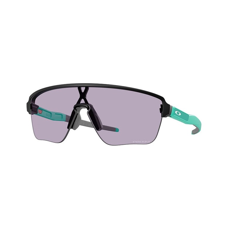 Oakley Corridor SQ Sunglasses Matte Black & Teal Frame / Prizm Slate Lens