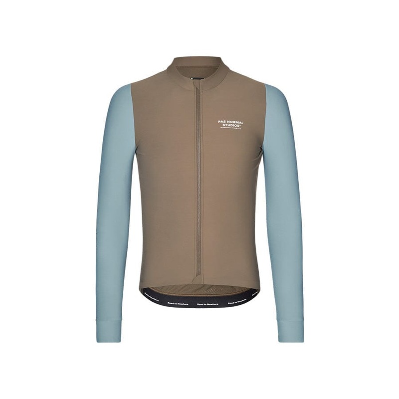 Pas Normal Studios Mechanism Long Sleeve Jersey Dusty Blue/Dark Stone M