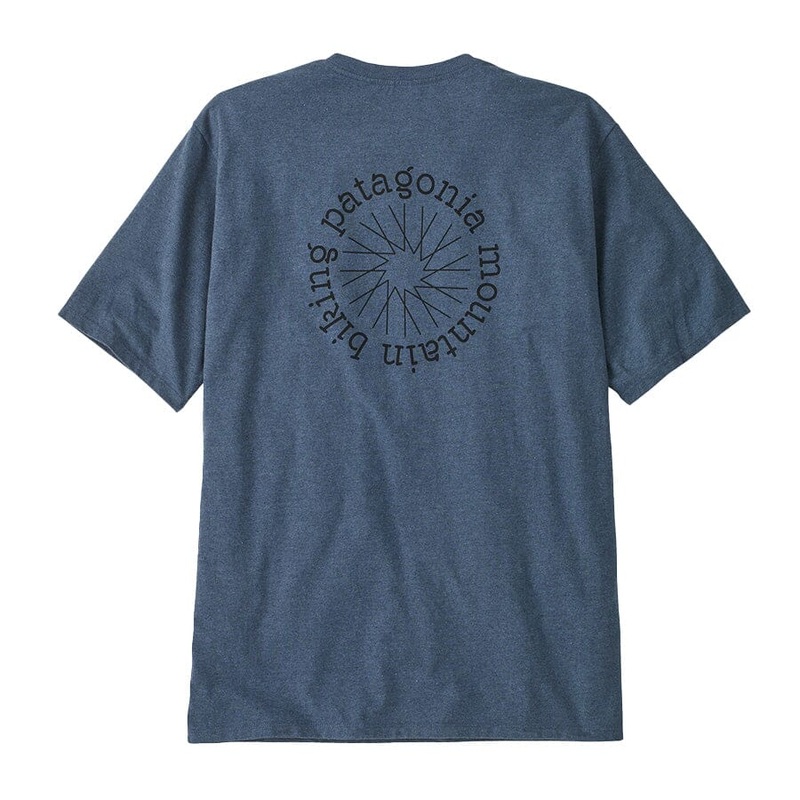 Patagonia Men’s Spoke Stencil Responsibili-Tee Utility Blue S