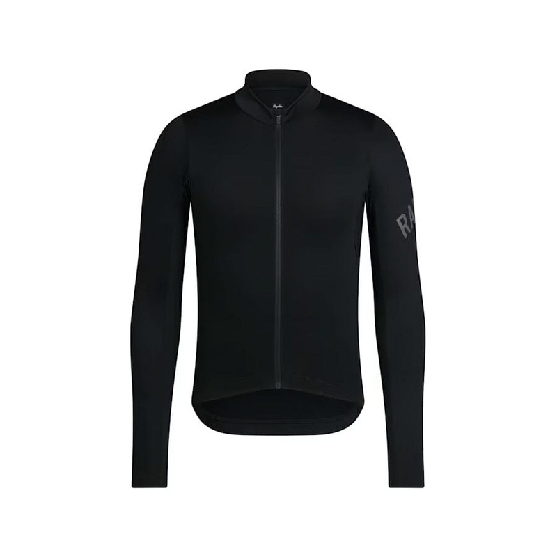 Rapha Pro Team Long Sleeve Midweight Jersey Black / White S